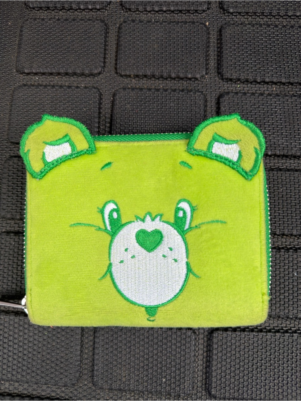 Loungefly Care Bears Good Luck Bear Plush Cosplay Zip Around Wallet